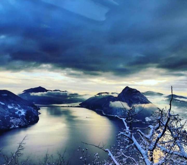 Appartamento La Perla Di Bre' Lugano Esterno foto