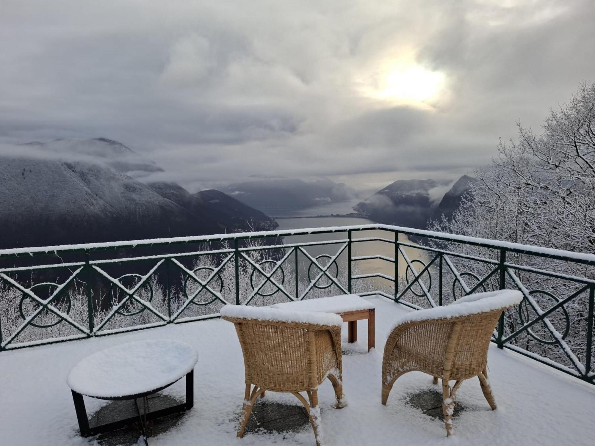 Appartamento La Perla Di Bre' Lugano Esterno foto